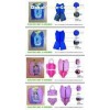 Custom made Blue, pink color Kids Floating Swimwear, children s swimming vest
