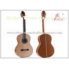 Handmade Classical Guitars Fine Fretted String Instruments With Spruce Plywood Sapeli Rosewood Mater