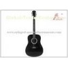Linden Plywood Dreadnought 41" Acoustic Guitar Maple Bridge Black ABS Bbinding