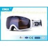 Customizable White TPU Frame Snow Ski Goggles Double Lens with CE Certificate