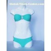 OEM  mint womens size swimwear polyester swim suit made of nylon and spandex