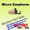Micro Earphone|micro headset|micro earplug