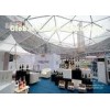 White Large Geodesic Dome Tents Aluminium Frame for Outdoor Event