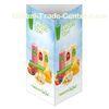 Full Color Printed 3 Sided Table Tent Card Sign Holder For Hotel / Restaurants