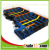Large Shopping Mall Cheap Children Indoor Rectangular Plum Trampoline
