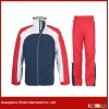 Custom Red Color 100% polyester Tracksuit Manufacturer in China