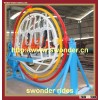 Outdoor playground equipment human gyroscope for fun
