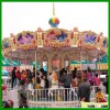 Amusement park entertainment carousel