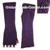 Custom Made Eco-friendly Acrylic Purple Knitted Arm Warmer For Women / Girls with Competitive Price