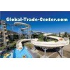 Custom Water Slides, 6 People Fiberglass Family Slide, Aqua Park Equipment