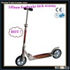 Arc-shape deck big wheel scooter