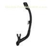 CE certificated Dry Snorkel in Black Liquid Silicone, Bendable PU tube for Adult