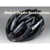 250G Black Round Bike Helmet Adjustable Strap / Road Bicycle Helmet With Visor