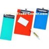 Custom Size Rainproof PVC Clip Board 2mm With Wire Clip For Menu Writing