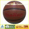 Dark brown Durable Laminated Basketball official size , indoor basketball official ball