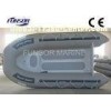 Gray Aluminum RIB Boat Foldable Inflatable Boat Without Deck