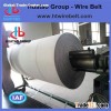 Corrugated paper belt for paper making