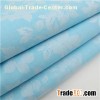 100% Cotton Floral Jacquard Fabric Blue