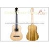 Zebra Wood Acoustic Guitar , Spruce Plywood Top Rosewood Classical 39 Inch Guitar