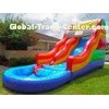 Backyard Inflatable Water Slide Home Used Water Slide With Small Pool
