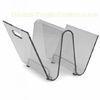 W Shape Acrylic Card Display Stands Rack for Magazine Newspaper
