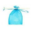 Organza Drawstring Gift Pouch Polyester Fabric Organza Sheer Bags