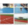 Outdoor Rubber Flooring Running Track Surfaces for High School , College