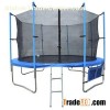14FT Family Gardon Amuement Round Spring Trampoline With Net Inside (4 Leg - 8 Pole)
