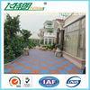 Eco - Friendly Protective Rubber Matting Anti Slip Flooring Gym Sport Rubber Tiles