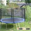 14FT Family Gardon Amuement Round Spring Trampoline With Net Outside (6 Leg - 6 Pole)