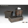Wholesales wooden PU tissue box