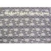 Ecological Standard White Brushed Lace Fabric For Wedding Dress CY-LQ0043