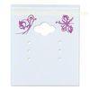PVC Custom Printed Jewelry Hang Tags Personalized For Earring / Necklace