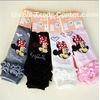 Anti - Pilling Childrens Footless Tights , Jacquard Mickey Mouse Tights