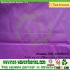 Laminated waterproof nonwoven fabric with PE film