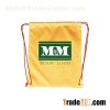 China Cotton Calico Drawstring Shopping Bag With Stylish Design