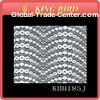 Novel Design Popular Knitted Nylon Lace Ribbon Trim with knitted and jacquard