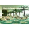 Fashion Green Design Wool Tufted Carpet Nylon For Hotel Corridor