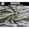 printed Tiger stripes knitting fabric/short plush fabric with good quality/common velboa
