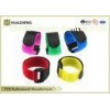 Colored Hook And Loop Cinch Straps Embroider Logo 20 - 110 MM