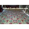 Washable 100% Nylon Cosy Home Hand Tufted Carpet , Red Green Color Handmade Rugs