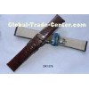 Water-proof Nubuck Lining Leather Watch Wristbands, Custom Watch Strap With Butterfly Buckle
