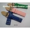 18mm 20mm 22mm 24mm Unisex Wrist Watch Leather Strap, Plain Leather Watch Cut-edge Straps