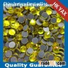 lead free hot fix beads citrine color