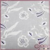 Cotton embroidered lace fabric