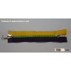 #5plastic zipper with multicolor teeth,two way open end,auto lock slider