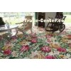 Contemporary Indoor Hand Tufted Carpet With Nylon Cut Pile / Loop Pile 8mm