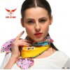 100% Silk scarf digital printed