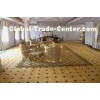 Dustproof Yellow Luxury Handmade Wool Drawing Room Carpets With Loop Pile