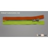 #5 plastic zipper with multicolor teeth,open end,auto lock slider